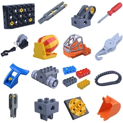 Big Particle Building Blocks Technology Engineering Machinery Assembly Accessories Compatible Brick Science Educational Toys 1pc