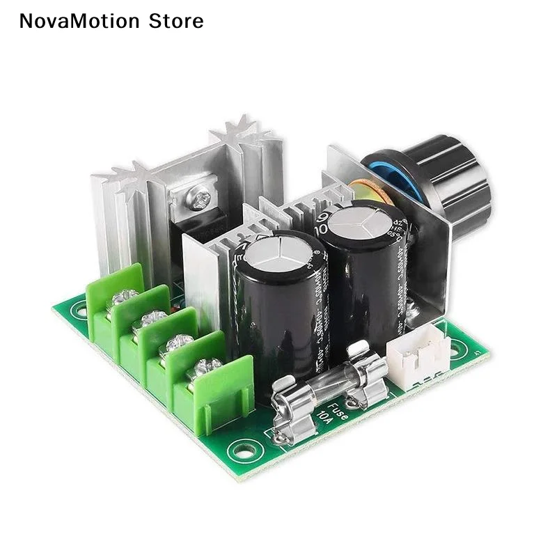 DC 12V 24V 30V 40V 13KHZ PWM DC Motor Speed Regulator Governor Speed Controller Switch 10A 1000uF Continuously Variable Speed