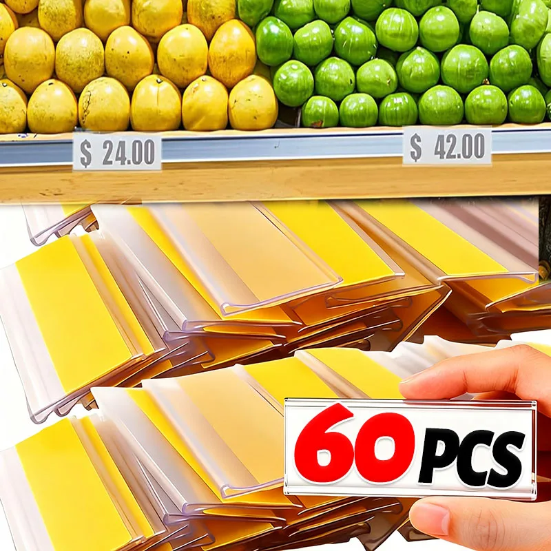 

Самоклеящийся держатель для этикеток, прозрачная клейкая полка, бирка для карточек, карманные этикетки для карточек, сделай сам, организация классификационных предметов, держатели для этикеток, домашнее хранение