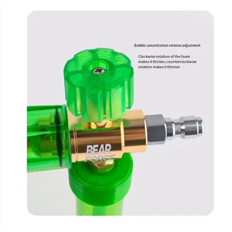 SYW-Car Wash Soap Dispenser With For Thick Foam Functionality, Pressure Mini Foam Cannon Pro Featuring 1/4 Quick Connector