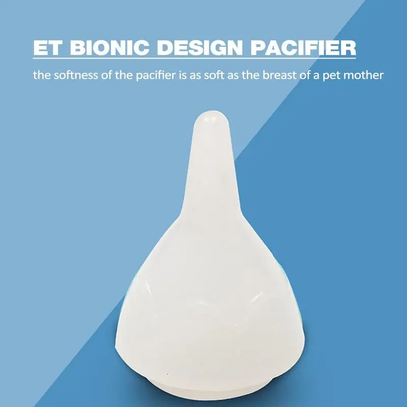 Silicone Pet Feeding Nipple Mini Cat Universal Feeding Pacifier For Newborn Kittens Puppies Rabbits Small Animals