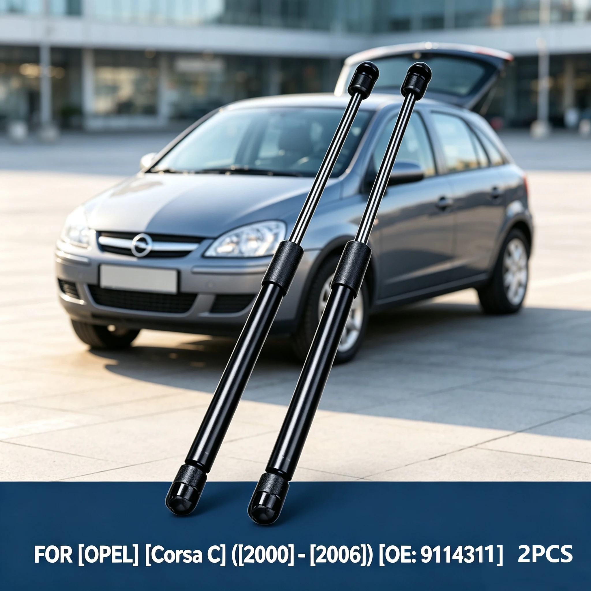 2Pcs For Opel Corsa C OE 90521517 Car Rear Gas Tailgate Boot Lift Support Struts Auto Accessories 2000-2005