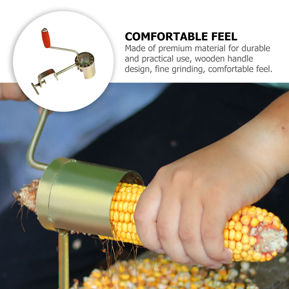 

1pcs Premium Iron Stripper Portable Remover Tool Heavy Duty Manual Corn Thresher Desilker Peeling Machine Wear Resistant
