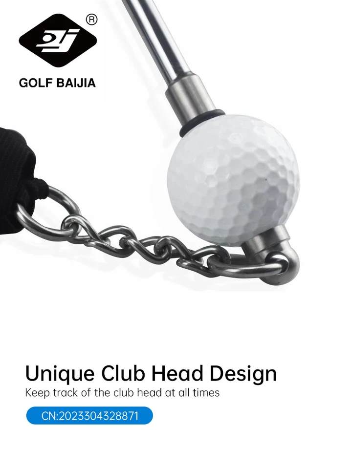 BAIJIAGolf Swing Trainer Golf Swing Training Ribbon Stick Golf