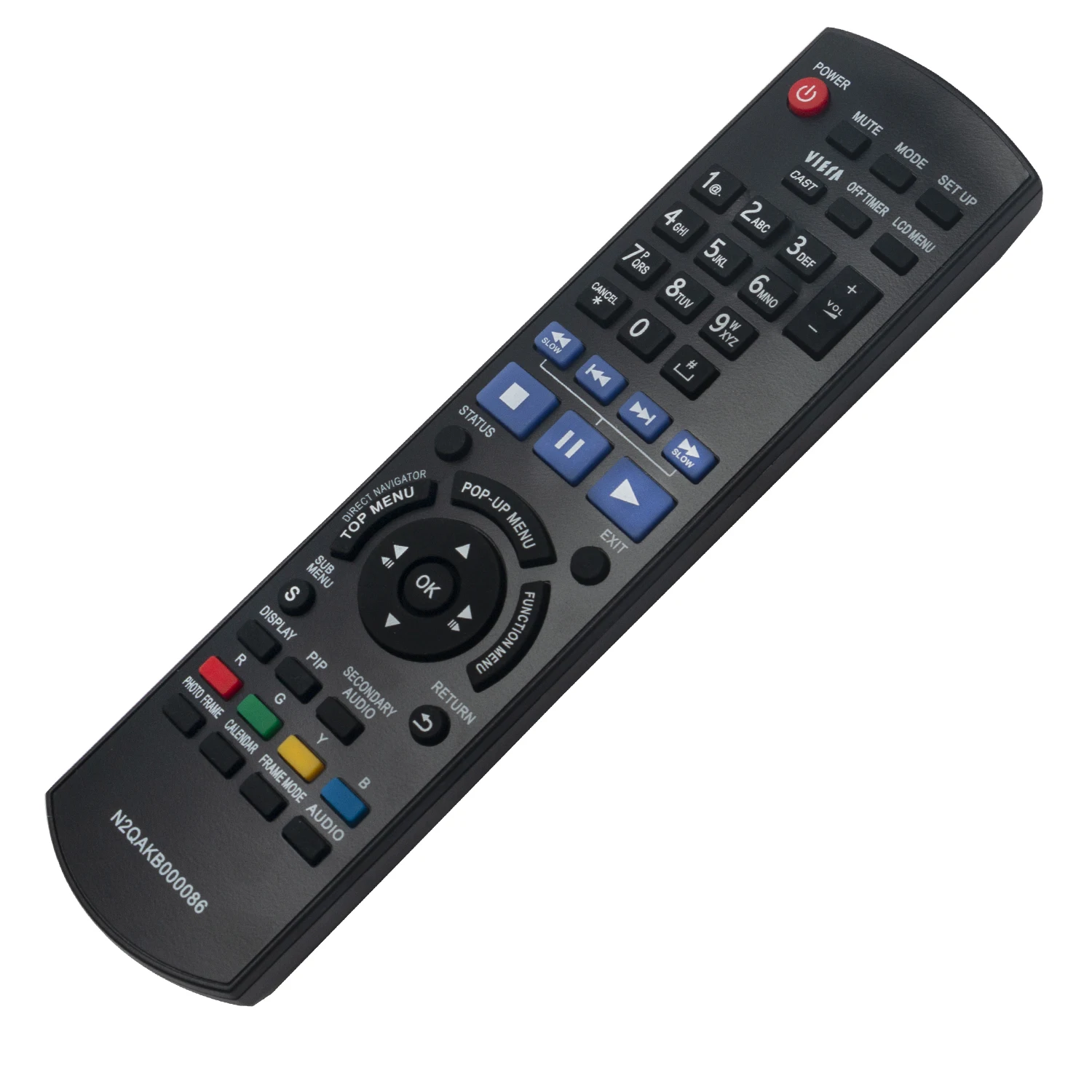 New N2QAKB000086 Remote Suit for Panasonic LCD TV/DVD BLU-RAY DISC PLAYER B500EB-S B500EG-S DMP-B500 DMPBD45 DMP-BDT221EG
