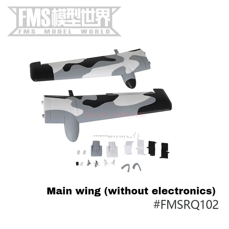 Fms 70mm Ducted A-10 V2 Fuselage Aile Principale Queue Verticale Queue Plate Cockpit Assembly Train D'atterrissage Et Autres Accessoires