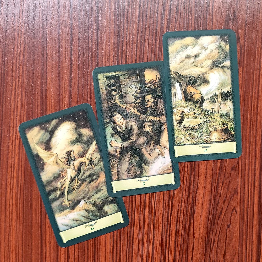 Tarot Cards in Russian Instructions Tarocchi Del Necronomicon in Russian Tarot Cards