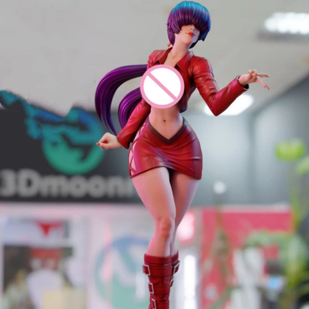 1/24 مقياس الراتنج الشكل ملك المقاتلين Shermie تجميع أطقم منمذجة المفككة وغير مصبوغ لعبة الطباعة ثلاثية الأبعاد #2