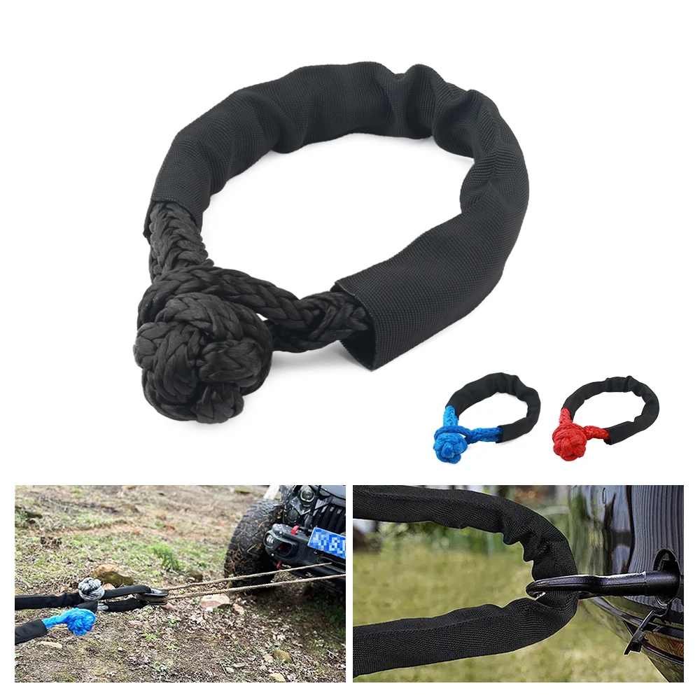 37400lbs, Soft Shackle Atv Utv Tow Trailer Hook U Hook Winch Rope Knot Polyethylene Rope Rescue Refitting Self Rescue
