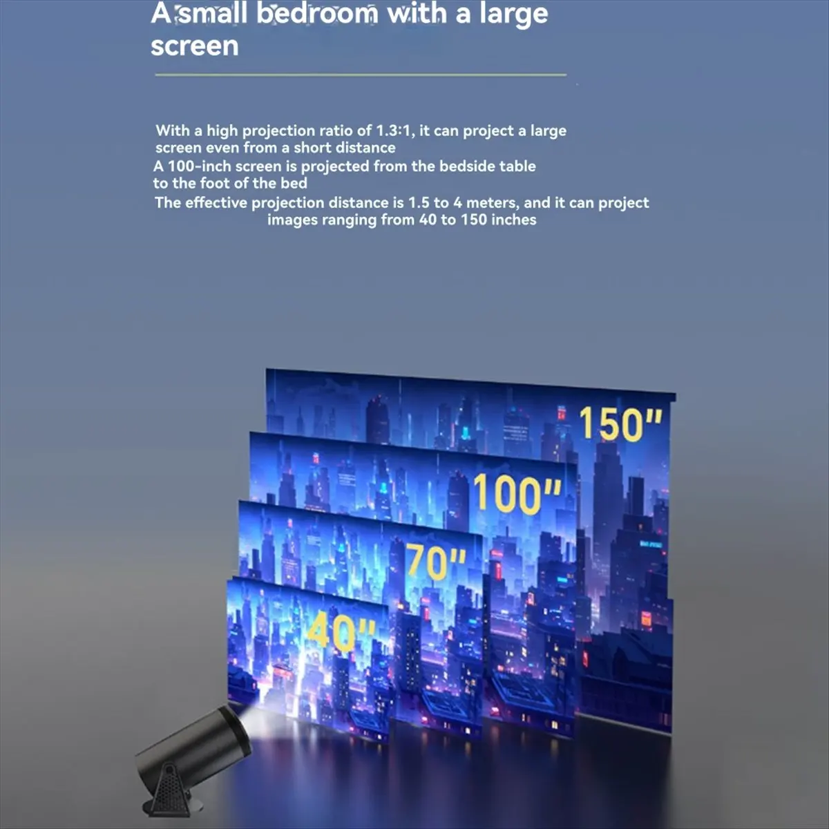 1080P Projector for Android12 WiFi 6 120ANSI RK3566 Quad Core BT5.0 1920x1080P Home Cinema Portable Outdoor Projetor(US)