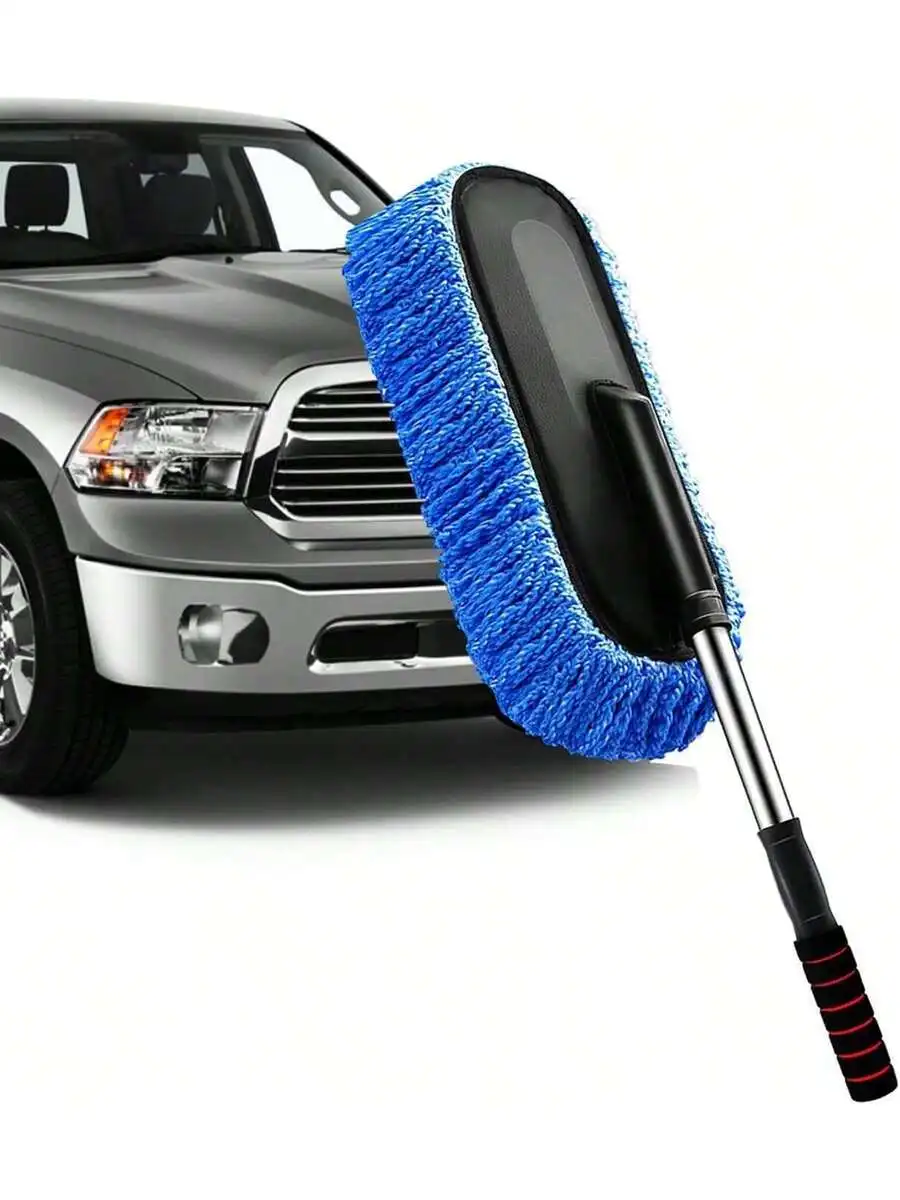 

1Pack Car Cleaning Kit, Extendable Microfiber Dust Brush/Scratch Free Car Duster/Soft Car Interior
