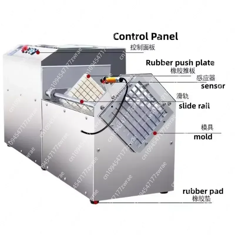 Commercial Stainless Steel Multifunctional Slicer, Suitable for Fruit and Vegetable Processing