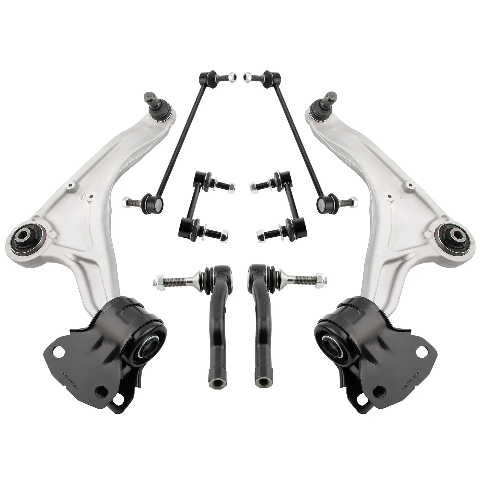 MaXpeedingrods 8x Front Lower Control Arms Sway Bar Links For FORD FUSION For LINCOLN MKZ 2013 - 2020 K623000 K623001 K750740