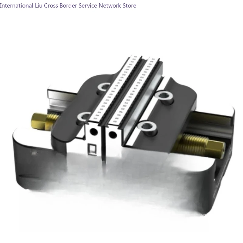 DJ-1217D 4-5 Axis Fixture Self-centering Vise Positive Paired with Zero Point Quick Change Four Axis L-block Bridge Board