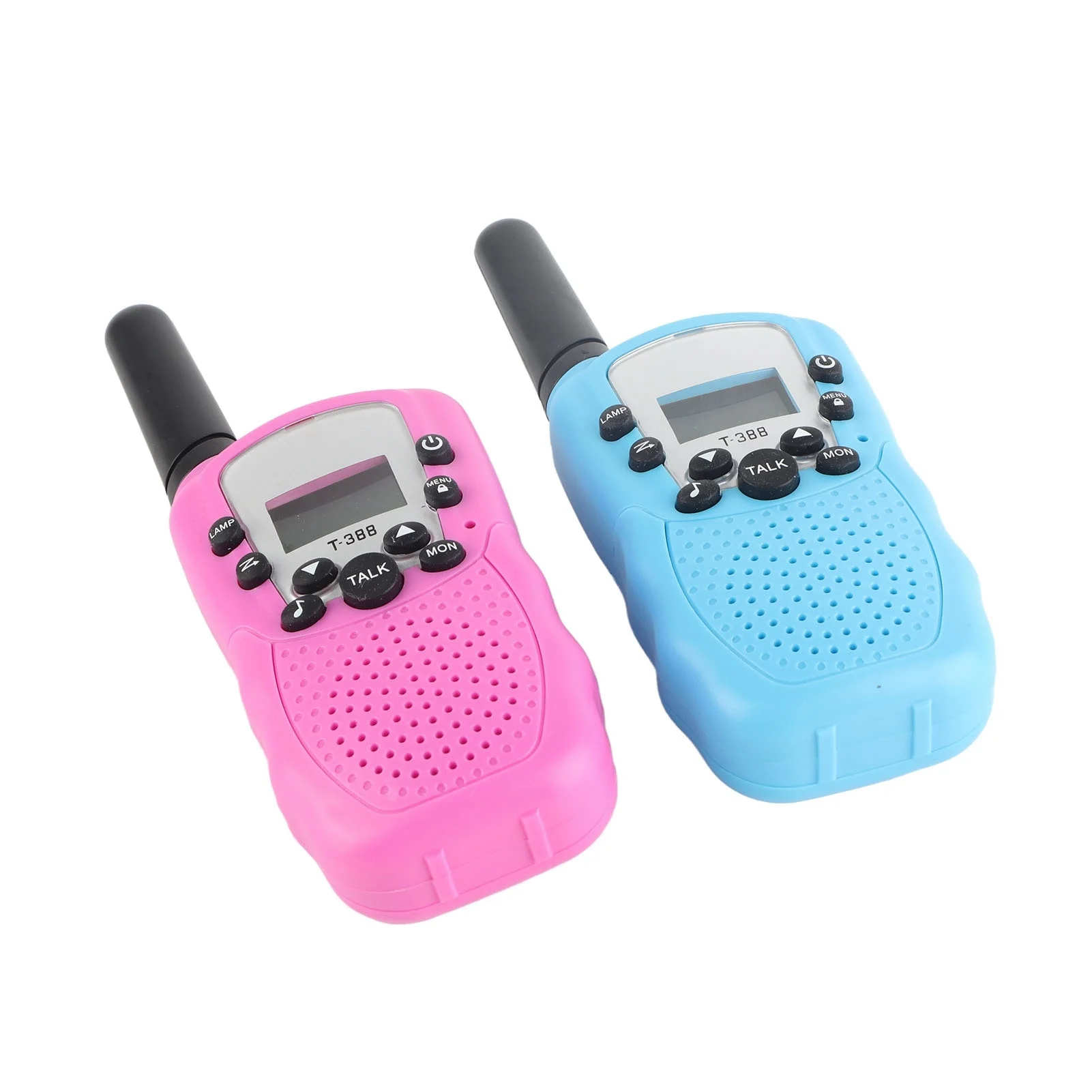 2 Pcs Kids Walkie Talkie 3 Km Long Range Intercom Portable Strong Anti Interference Two Way Radio for Outdoor