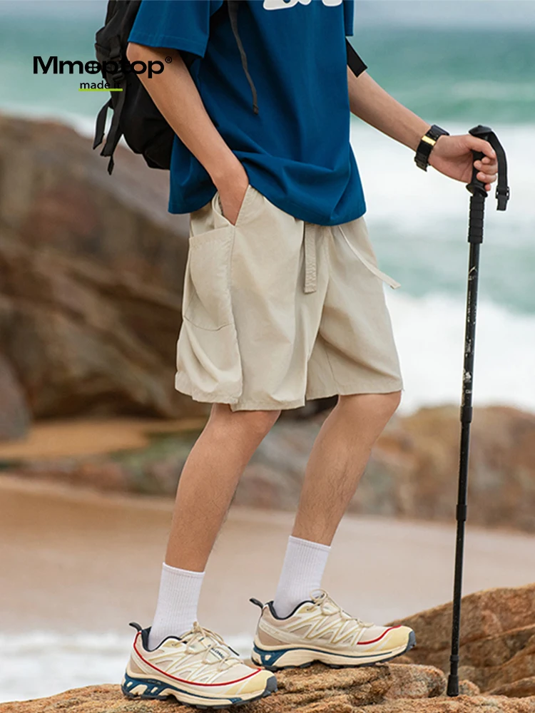 

Мужские повседневные прямые брюки-шорты MMOPTOP для активного отдыха, весна-лето, новые, цвета хаки, свободного кроя, спортивные, модный тренд