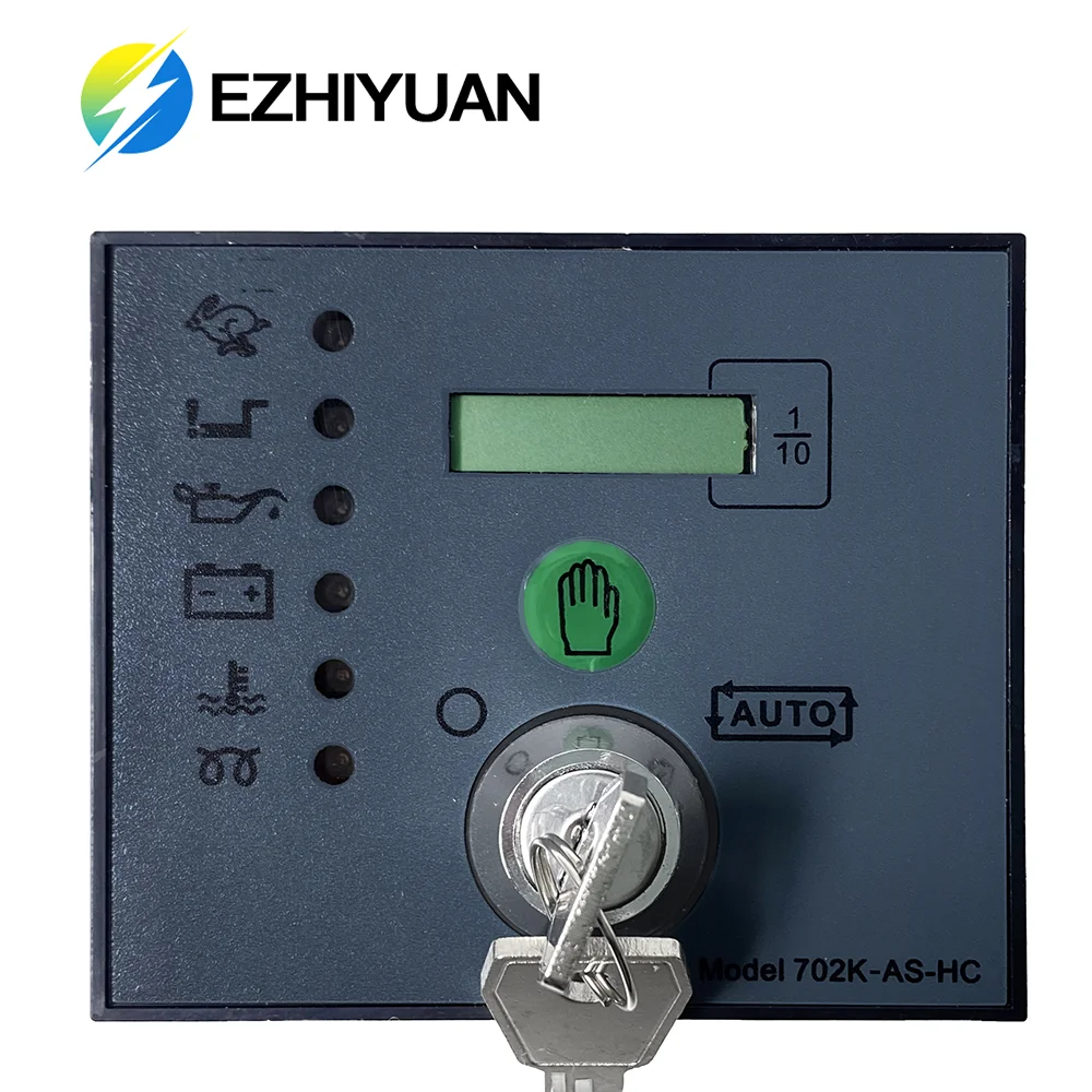 DSE 702K-AS 702AS Key Start Control Module Diesel Generator Controller Panel Pre-heat Function Genset Electronic Control Board