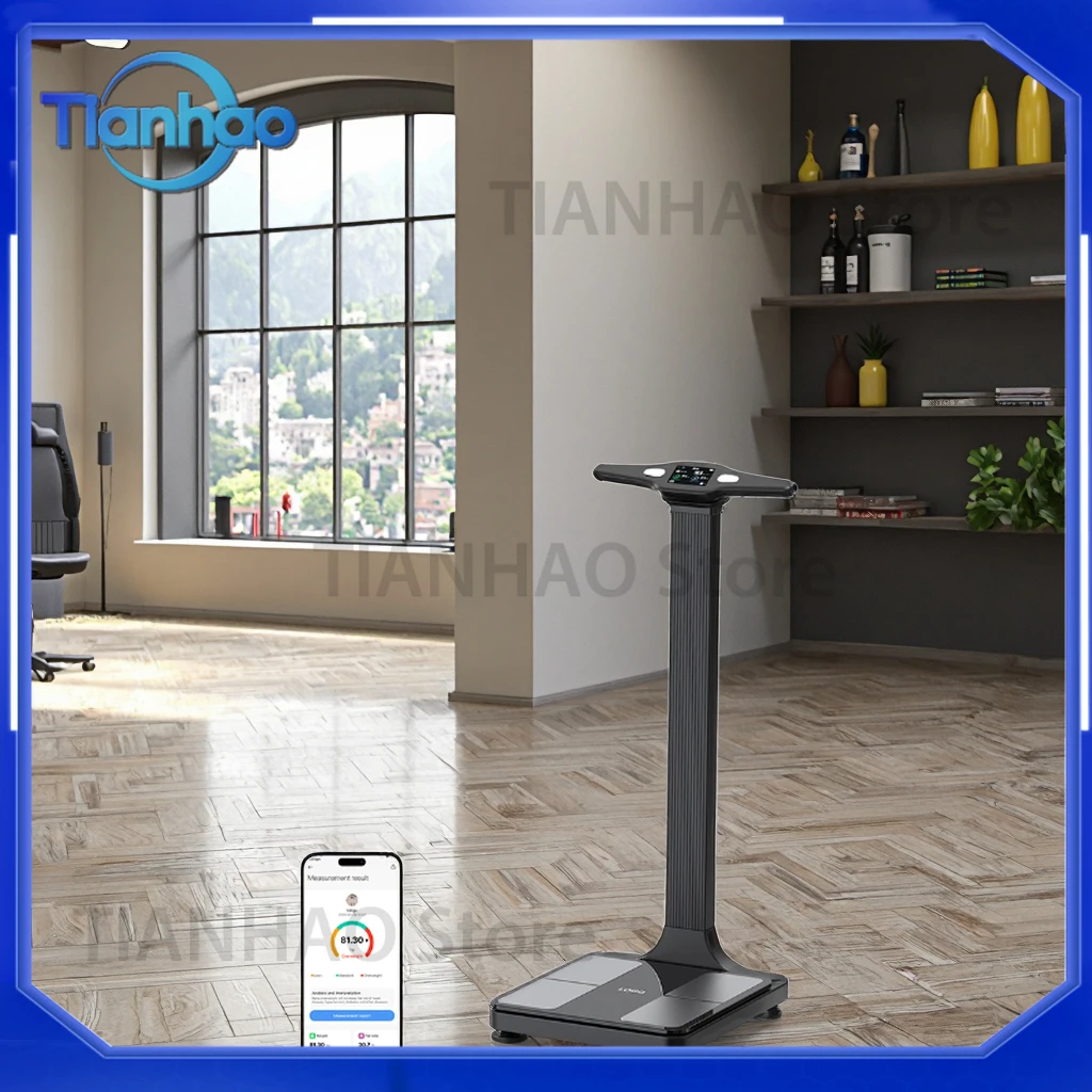 Smart Scale for 180kg Body Composition Analyzer with WiFi LED Display Compatible with iOS and Android