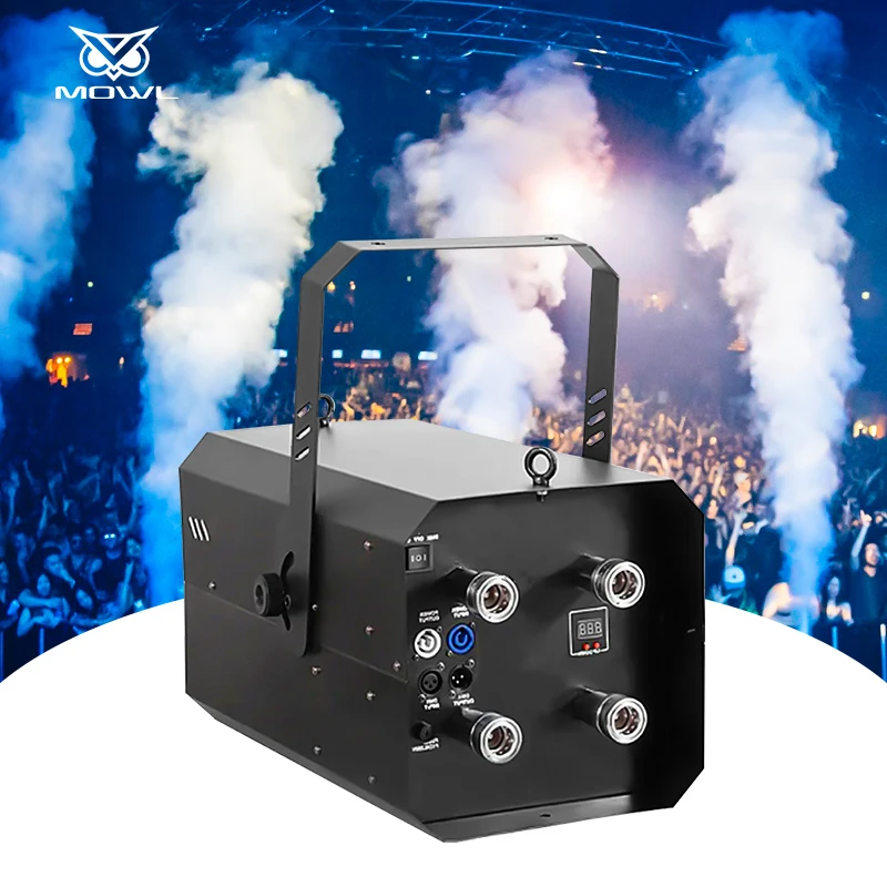 

High Power Hanged 4 Head 12-15 Meters Spray DMX Smoke Co2 Jet Cryo Cannon Machine for Stage Concert Bar Club Disco