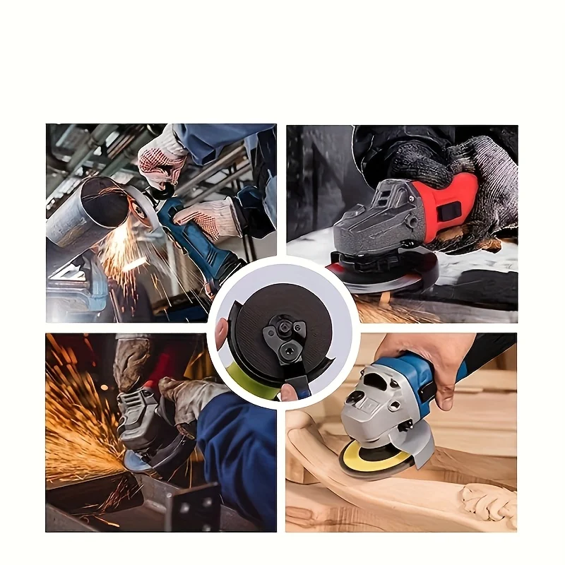 

Цельные плоскогубцы для тяжелых условий эксплуатации — аксессуар для угловой шлифовальной машины из высокоуглеродистой стали, регулируется для промышленной полировки и шлифовки