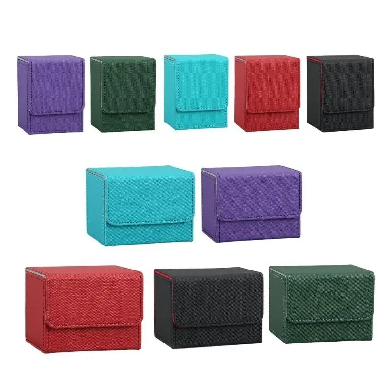 

652F PU Leather Tarot Cards Case Playing Cards Holder Tarot Deck Protective Case for Most Standard Size Tarots Playing Cards