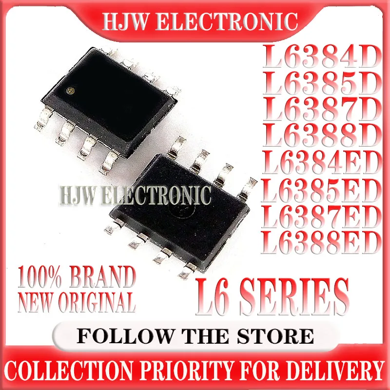 (5piece)100% New L6384D L6385D L6387D L6388D L6384ED L6385ED L6387ED L6388ED 013TR L6384D013TR L6385D013TR SOP-8 bga Chipset