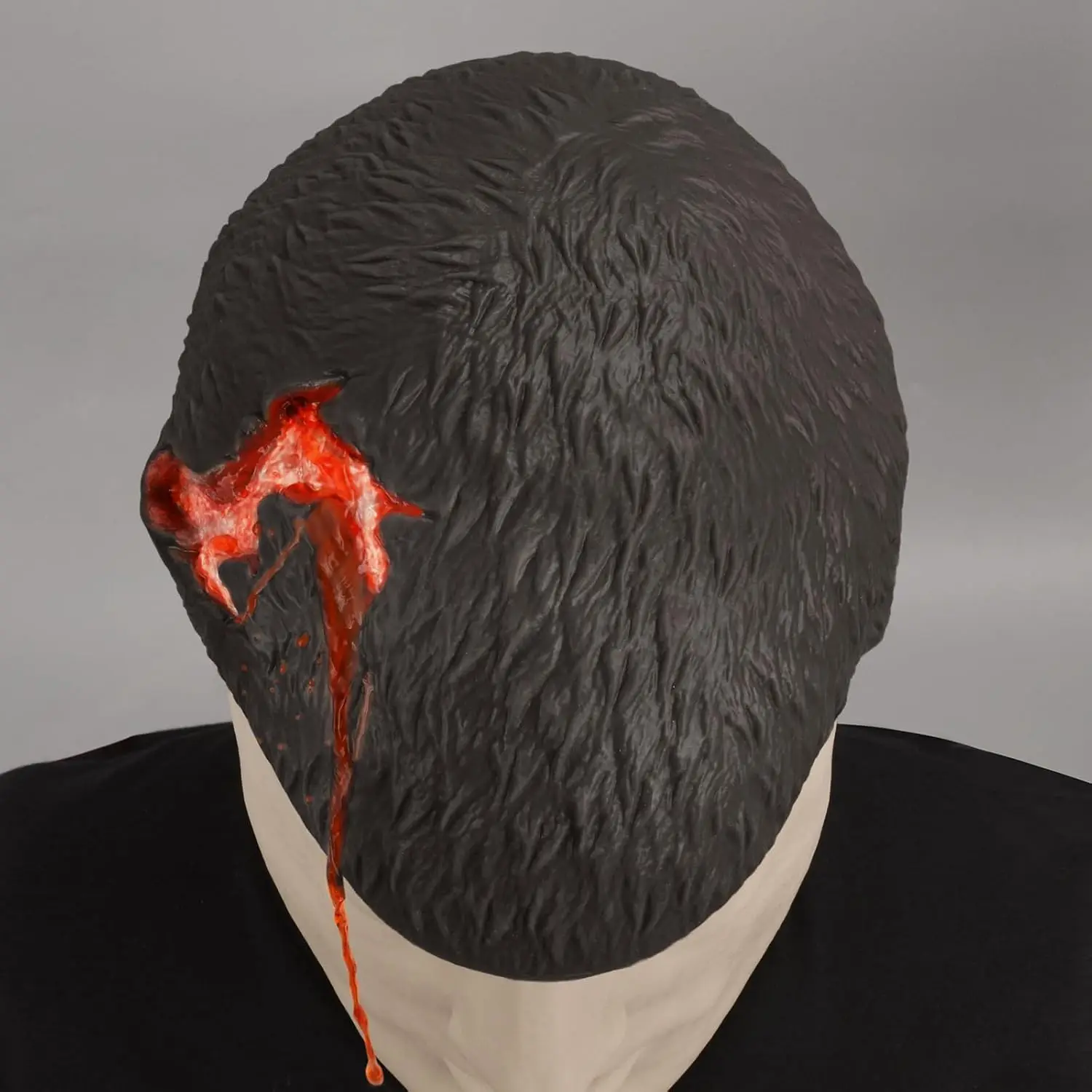 Open Scalp Wound Moulage Model Wearable Wound Packing Bleeding Control Trainer for Medical Student First Aid Education