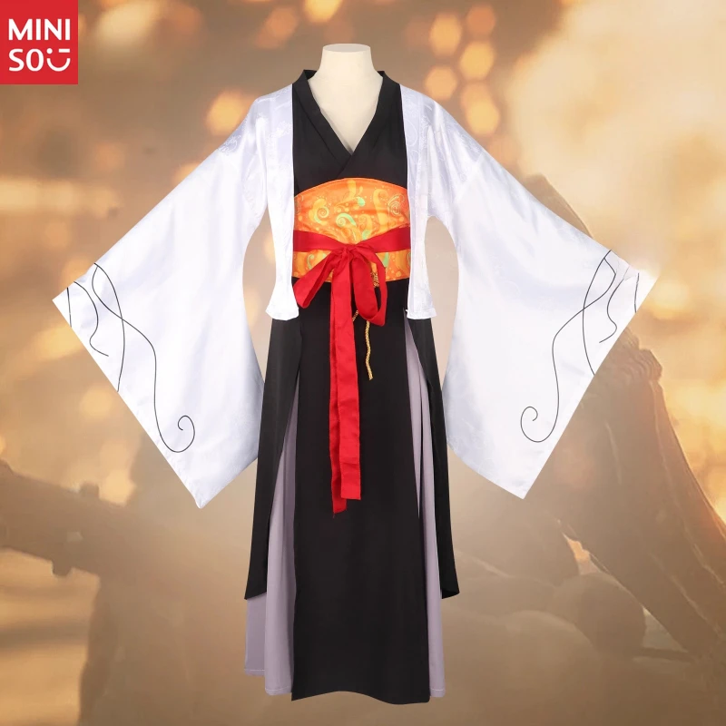 

Косплей Miniso Black Myth Wukong, костюм в древнем стиле, полный комплект игрового ролевого наряда