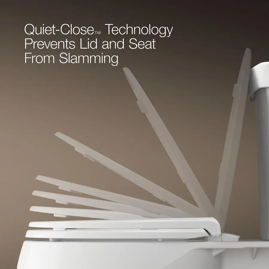 

258750 Hyten 3 Height, удлиненное сиденье для унитаза с функцией плавного закрывания, контурное сиденье с бамперами GripTight, крепление QuickAttach, N