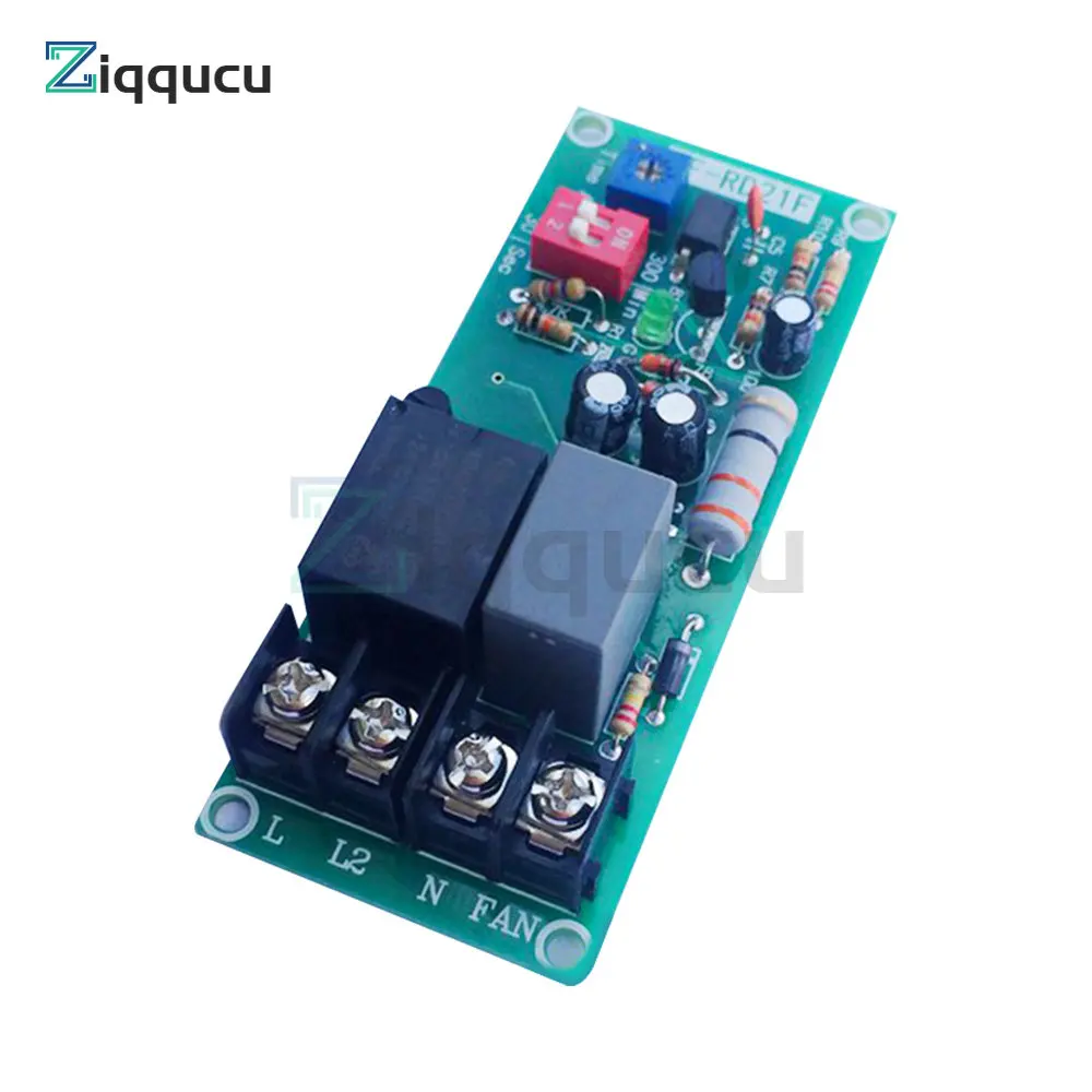 AC100V-220V Adjustable Timer Control Relay Module Turn Off Delay Switch Board For Exhaust Fan Delayed Fan Shutdown Relay Module