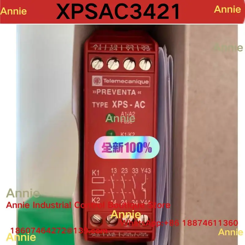 Brand New Safety Relay XPSAC3421 - High-Quality Electrical Safety Relay for Industrial Use