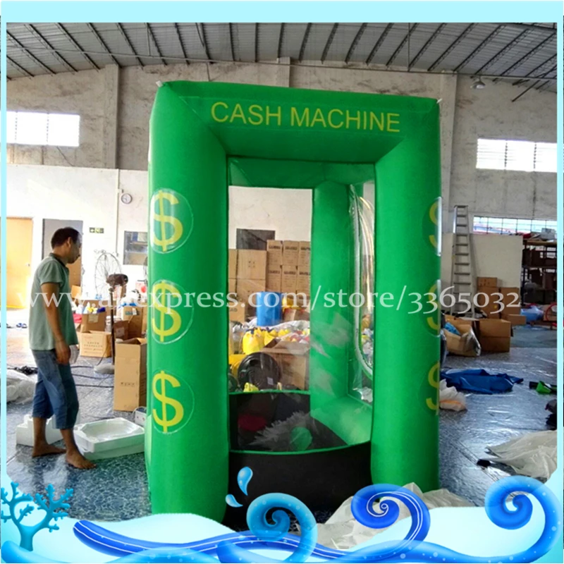 Inflatable Money Booth Inflatable Cash Cube / Inflatable Cube Booth For Sale