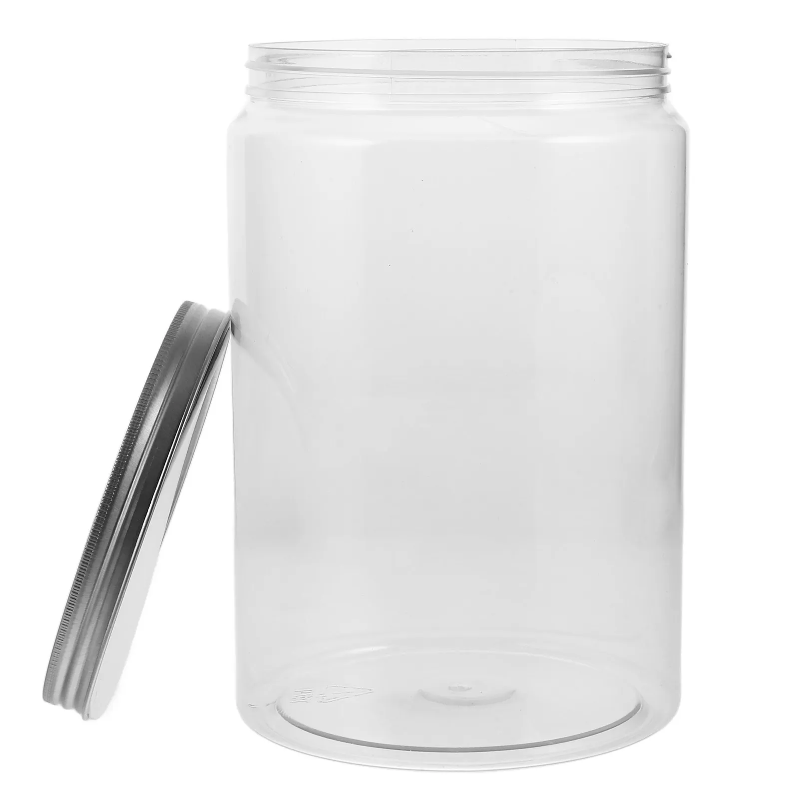Clear Storage Jar Dustproof Protective Transparent 20Cm Large Capacity Organizer Box for Cotton Collectibles Display Storage