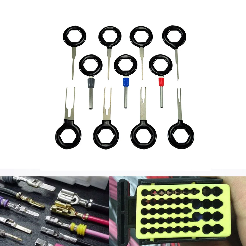 

11Pcs Auto Car Circuit Board Pin Extractor Terminal Removal Tool Set Universal Wire Harness Needle Remove Tool