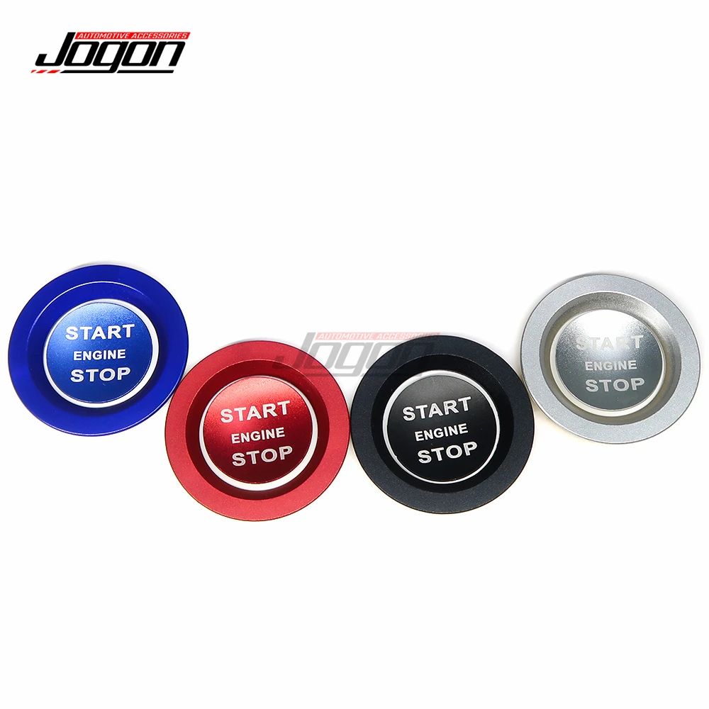 Aluminum Alloy For Land Rover Evoque 2014-2018 Car Interior Engine Start Stop Switch Ring Push Button Cover Trim Accessories