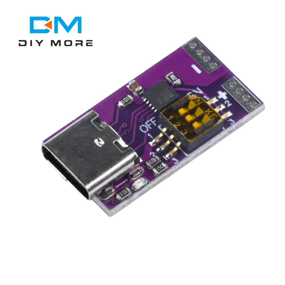 PD 100W Fast Charge Decoy Trigger Type-C Interface 5V 9V 12V 15V 20V 5A Step Up Step Down Charging Module Charger Board