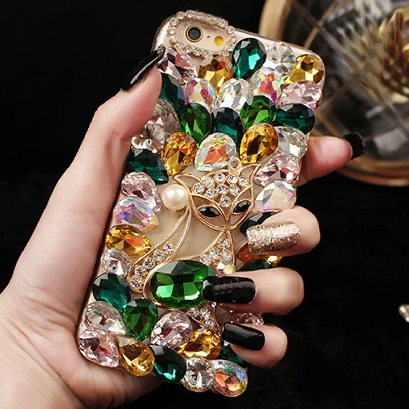 Glass Rhinestone Case For Vivo V20 Pro Y20 Y20i 2020 Y70S S7 x50 Diamond Cover Vivo Y50 Y30 Y11 Y17 Y12 Y15 Handmade Funda