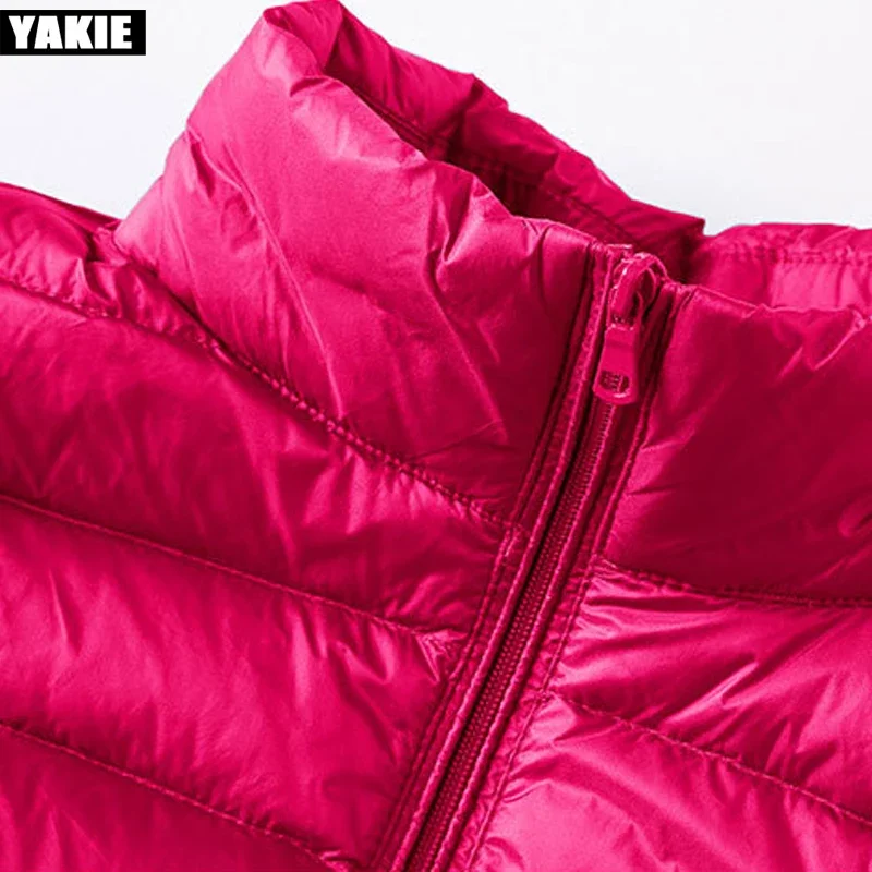 2022 New Fashion Women Winter 90% white Down Jackets Warm stand collar Slim Coat And Jacket Female Ladies Snow Outwear clothes