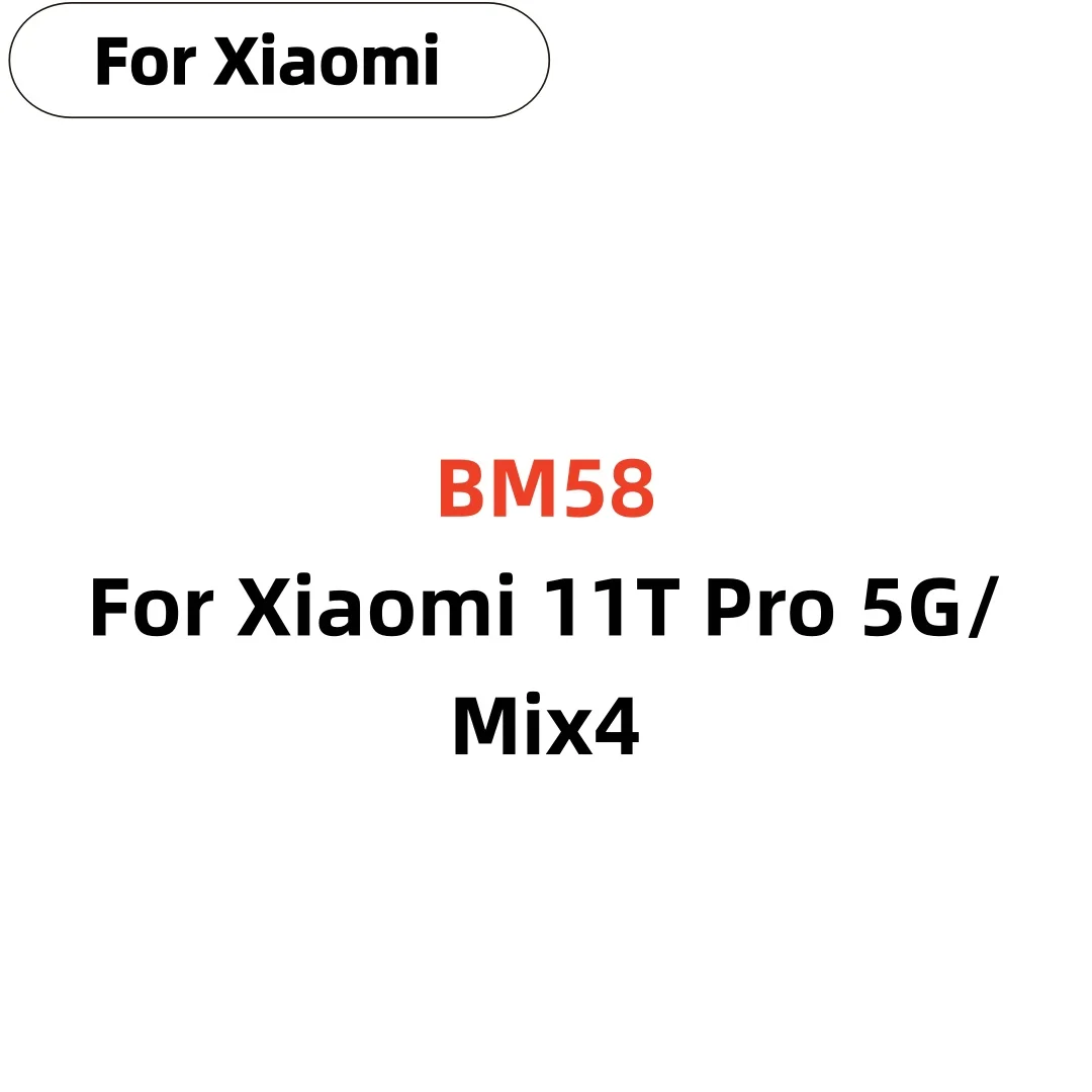 

2026 Years Battery For Xiaomi 11T Pro 5G Mix4 11TPro BM58 Phone Battery 5000mAh Replacement Batteries +Free tools