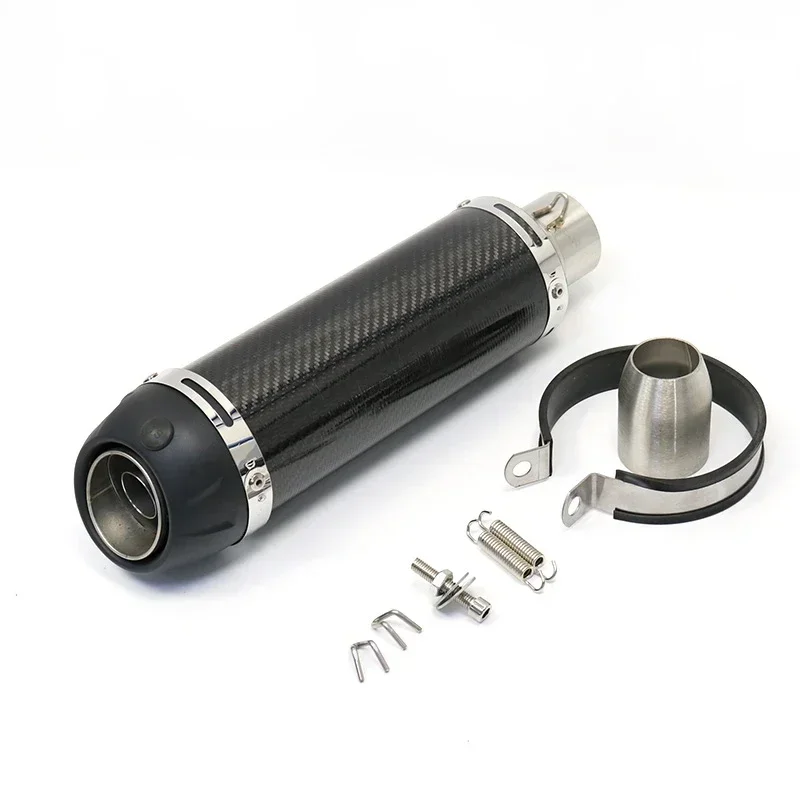 For BMW f10 e90 Motorcycle Exhaust Pipe Modification Interface Accessories Carbon Fiber Easy To Install Muffler Durable