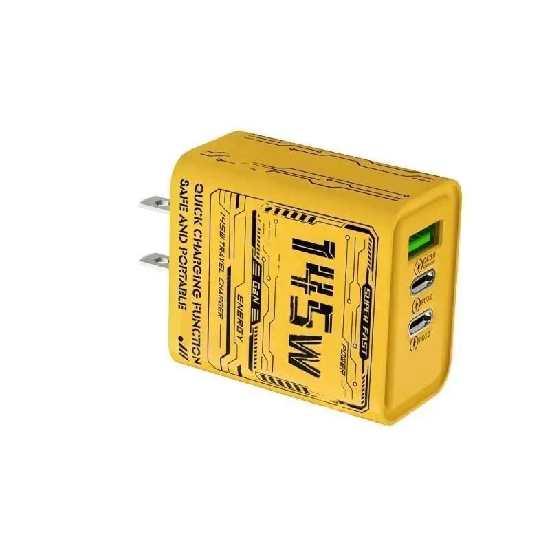 M5TD 145W 3 Port USB C PD3.0 Adapter Fast Speed USB Type C Quick