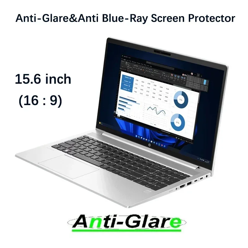 2X Ultra Clear/Anti-Glare/Anti Blue-Ray Screen Protector Guard For HP ProBook 450 G10/455 G10 15.6 inch/ 250 G10 15.6