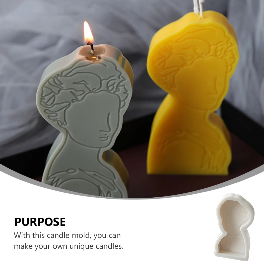 

Silicone Mold Handmade Soap Mould Diy Craft Kit Durable Smooth No Dead Ends Portrait Mold For Gifts Decor Crafts Making