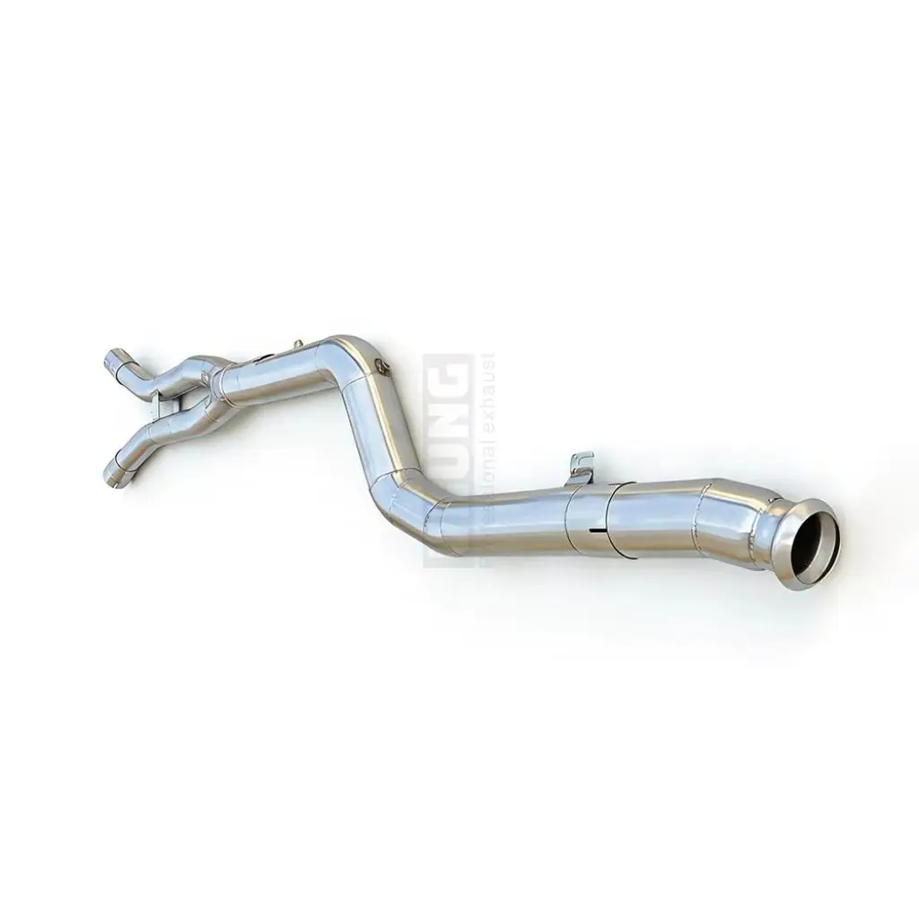 

Stainless Steel Mid Section Sports Exhaust Pipe 3.5 Inch for BMW X3 X4 M40i G01 3.0T 2016-2023 Performance Mid Pipe with Sound