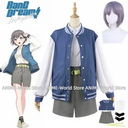 《Custom Size》BanG Dream! It's MyGO!!!!! Takamatsu Tomori Cosplay Costume Women Coat Short Skirt Halloween Any Size Wig