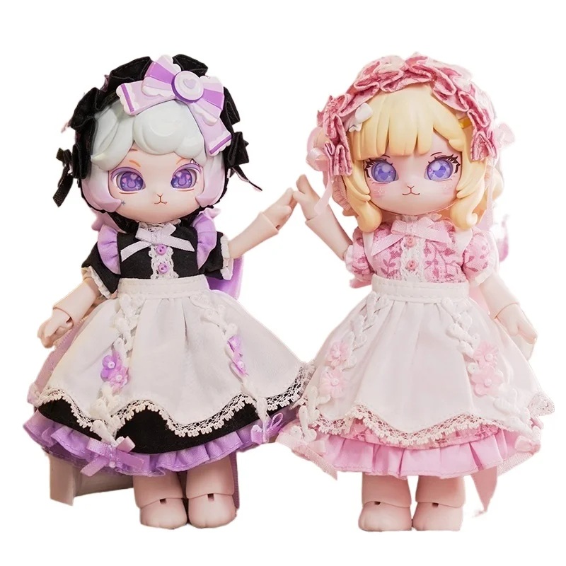 ​ ​ COME4FREE 1/12 BJD ملابس دمى سلسلة لغة الأزهار زهرة جرس فستان الوستارية الزي لملابس دمى OB11