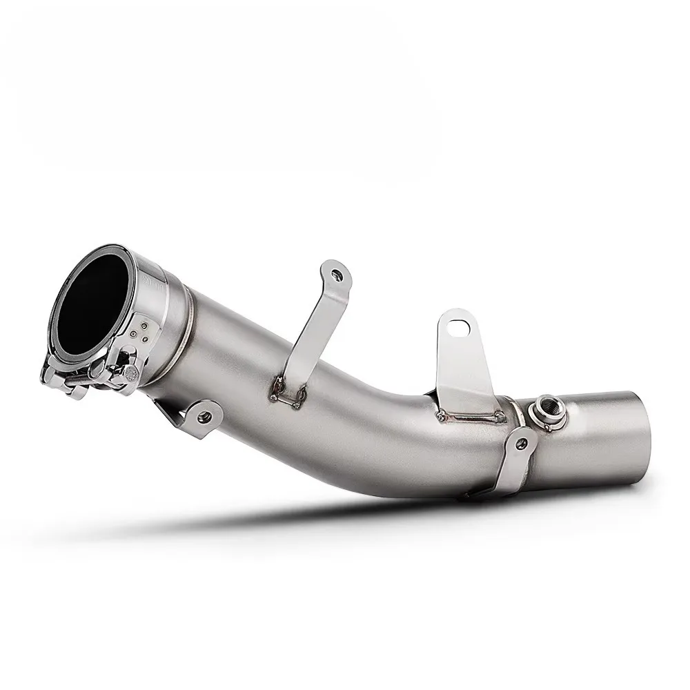 For Kawasaki Ninja ZX6R ZX636 2024-2026 Ninja ZX-6R 636 For Original Muffler Escape Motorcycle Exhaust Mid Link Pipe Slip-on