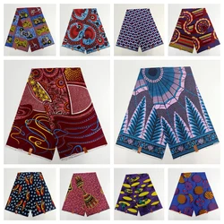 Afryka Ankara drukowanie wosk tkanina patchworkowa 100% bawełna prawdziwe tkaniny Loincloth szycie sukienki rzemiosło DIY materiał Tissu Pagne wosk