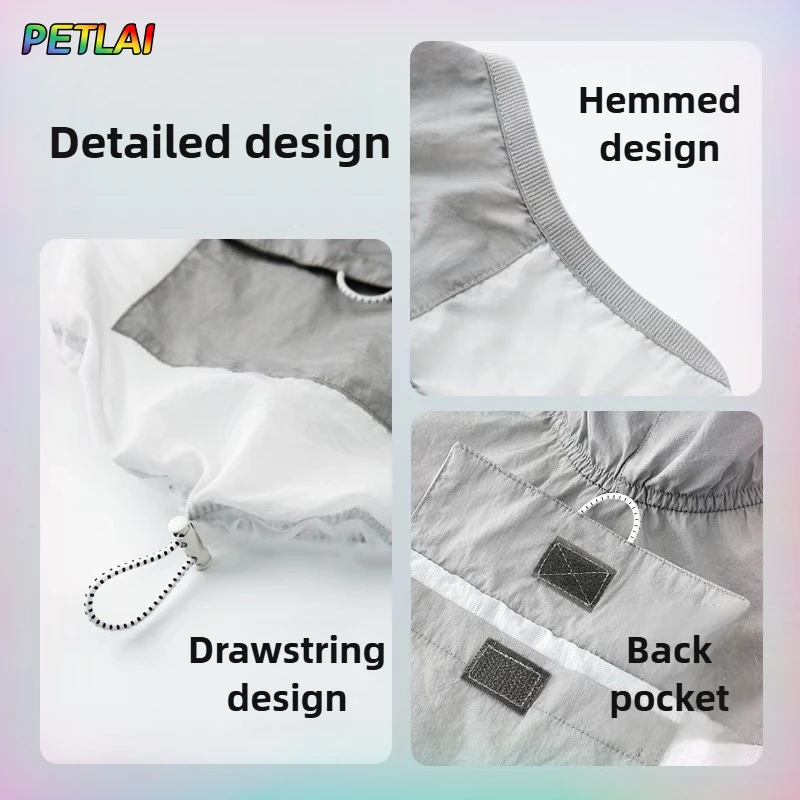 Chłodząca odzież dla psa chroniąca przed słońcem, ochrona UV UPF, cienka kamizelka, letnia chłodząca kurtka, ubrania dla psa