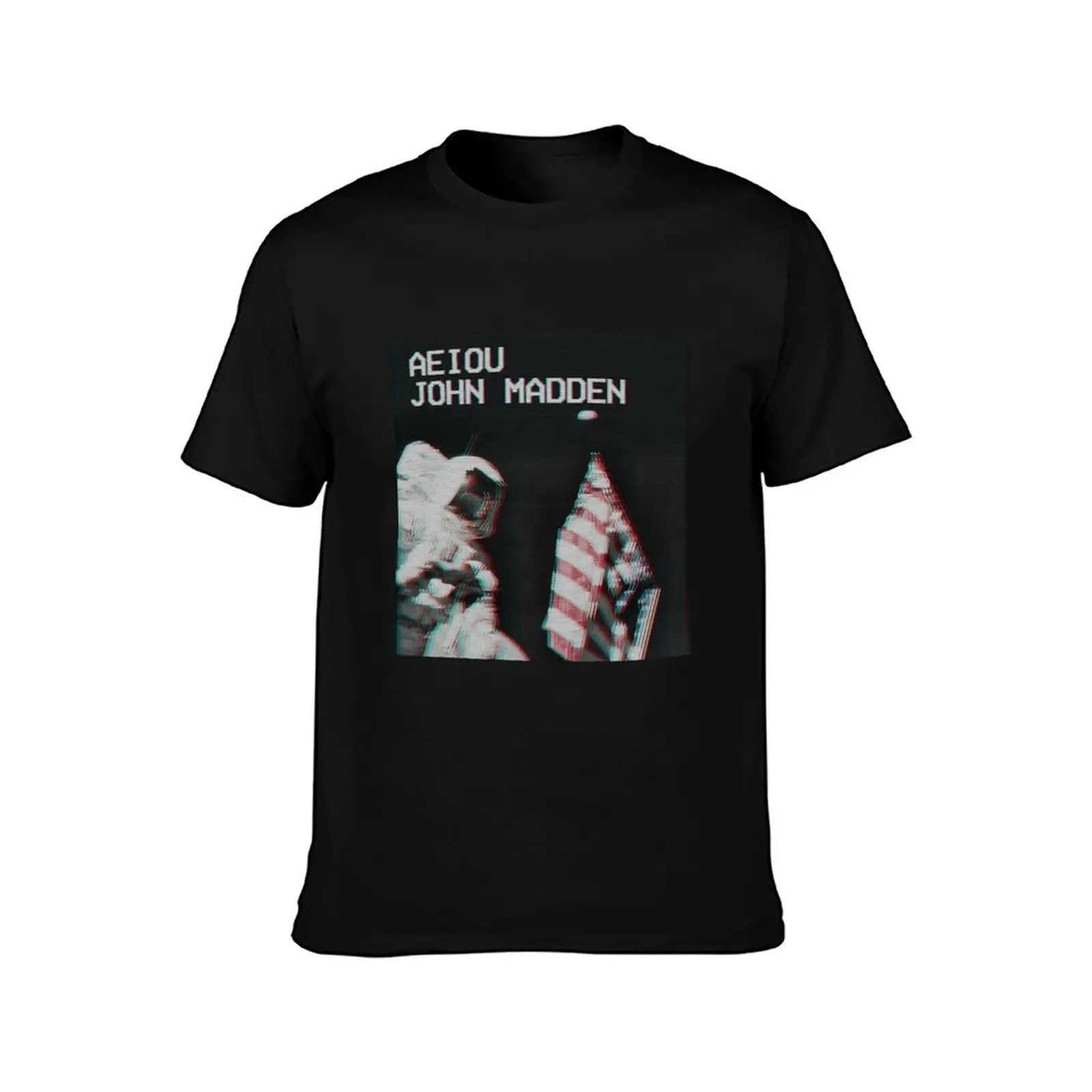 AEIOU John Madden T-Shirt Light Athletic Short Sleeve Tee Shirt T-Shirt